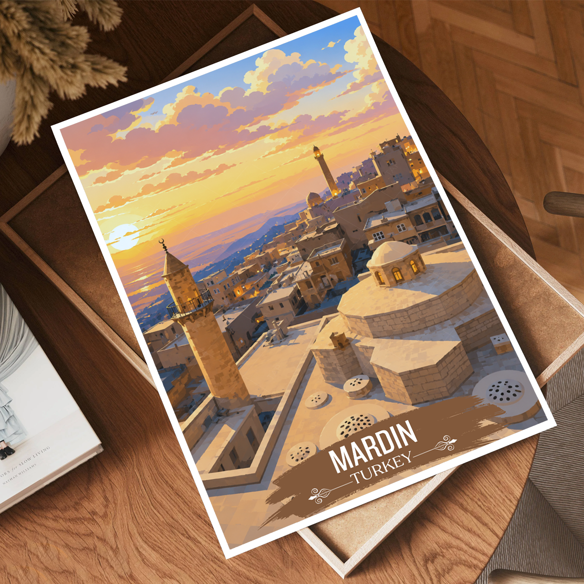 Mardin - Turkey - Vintage Travel Wall Art Poster Print
