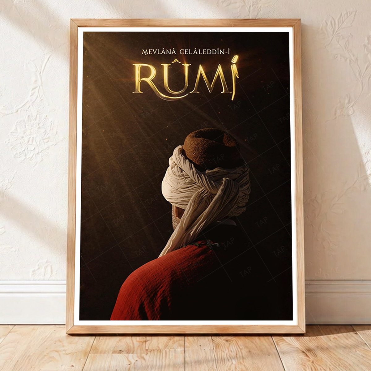 Mevlana Rumi - Turkey - Vintage Travel Wall Art Poster Print