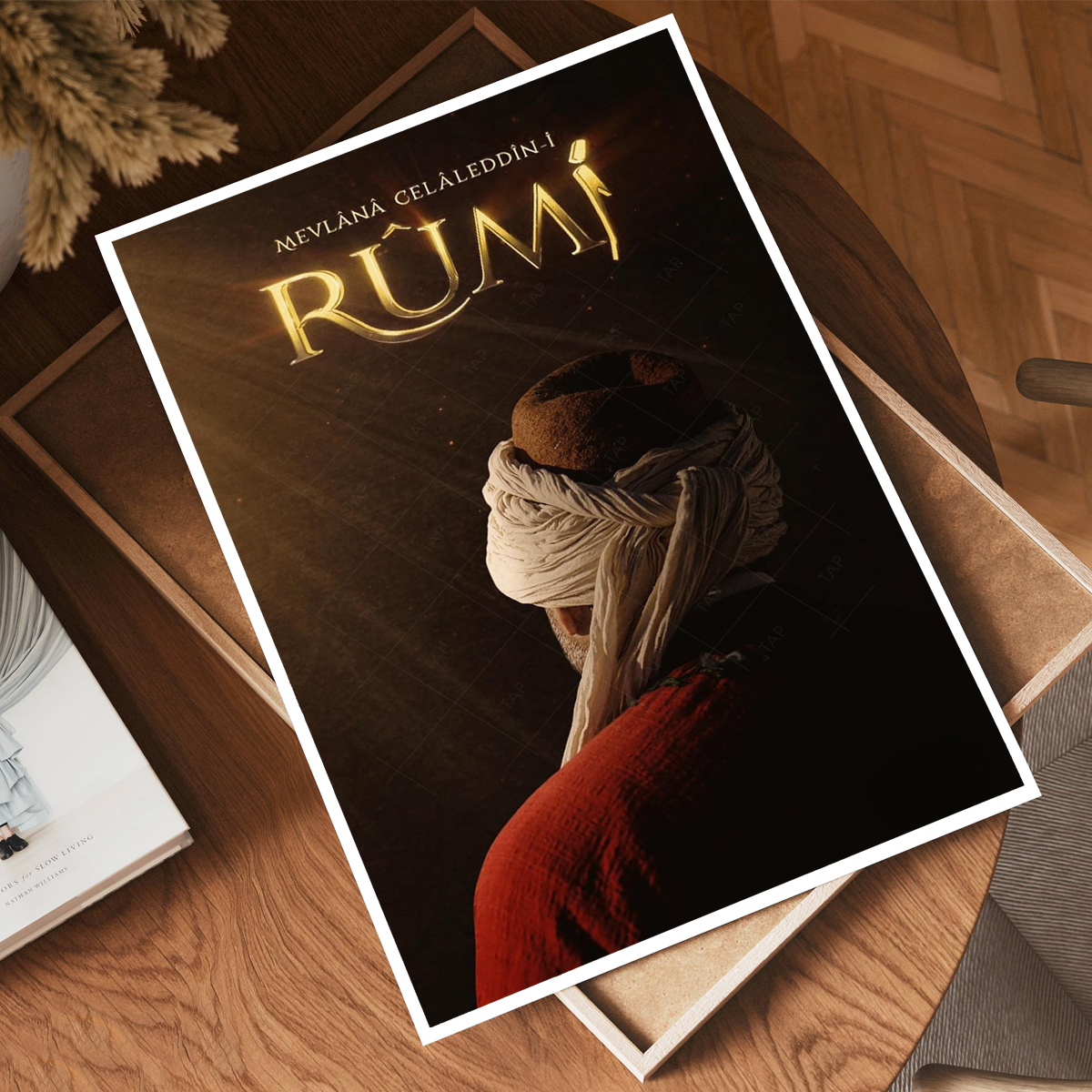 Mevlana Rumi - Turkey - Vintage Travel Wall Art Poster Print