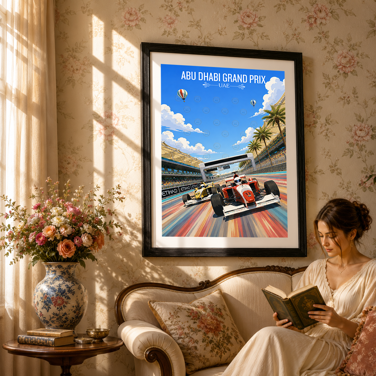 Abu Dhabi Grand Prix - UAE - Travel Art Print Wall Deco Poster