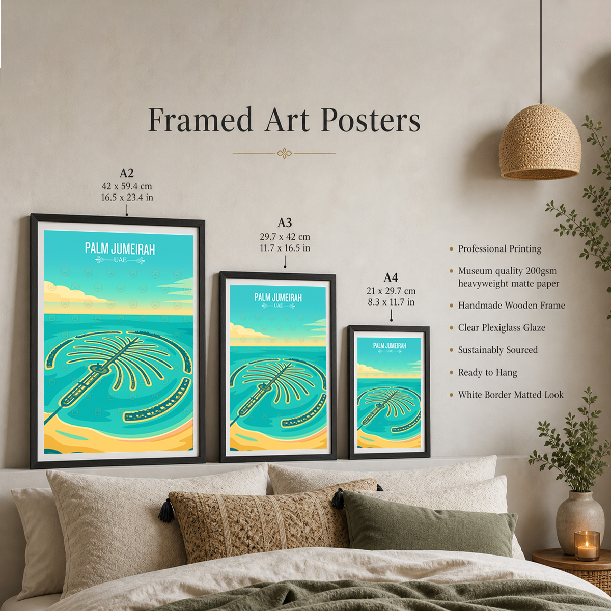 Atlantis, Palm Jumeirah - UAE - Travel Art Print Wall Deco Poster