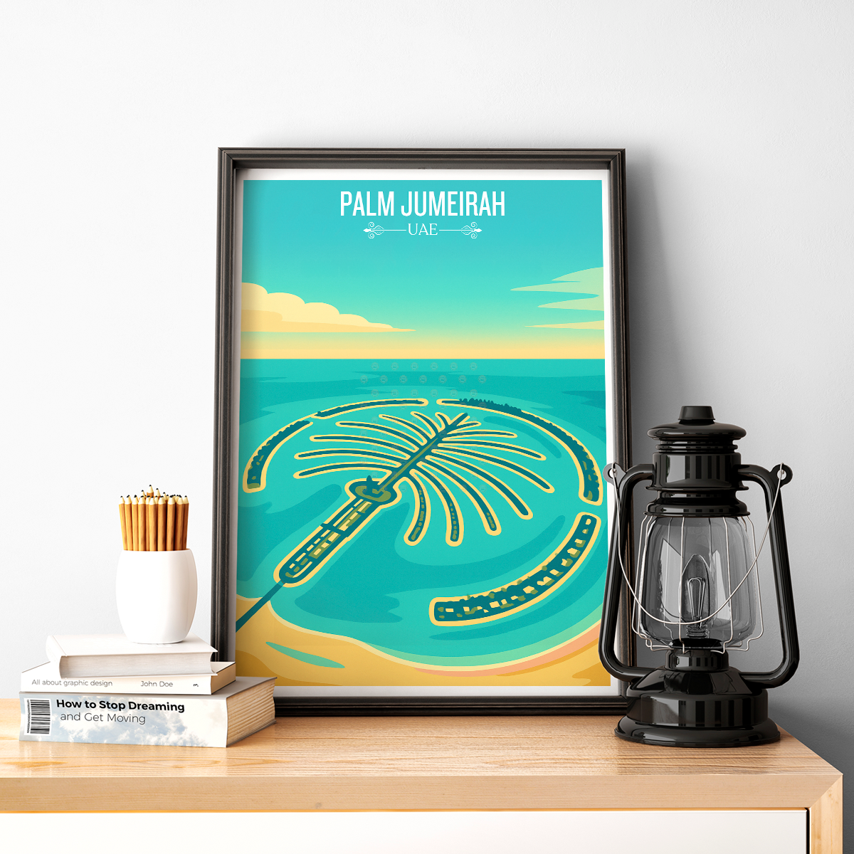 Atlantis, Palm Jumeirah - UAE - Travel Art Print Wall Deco Poster