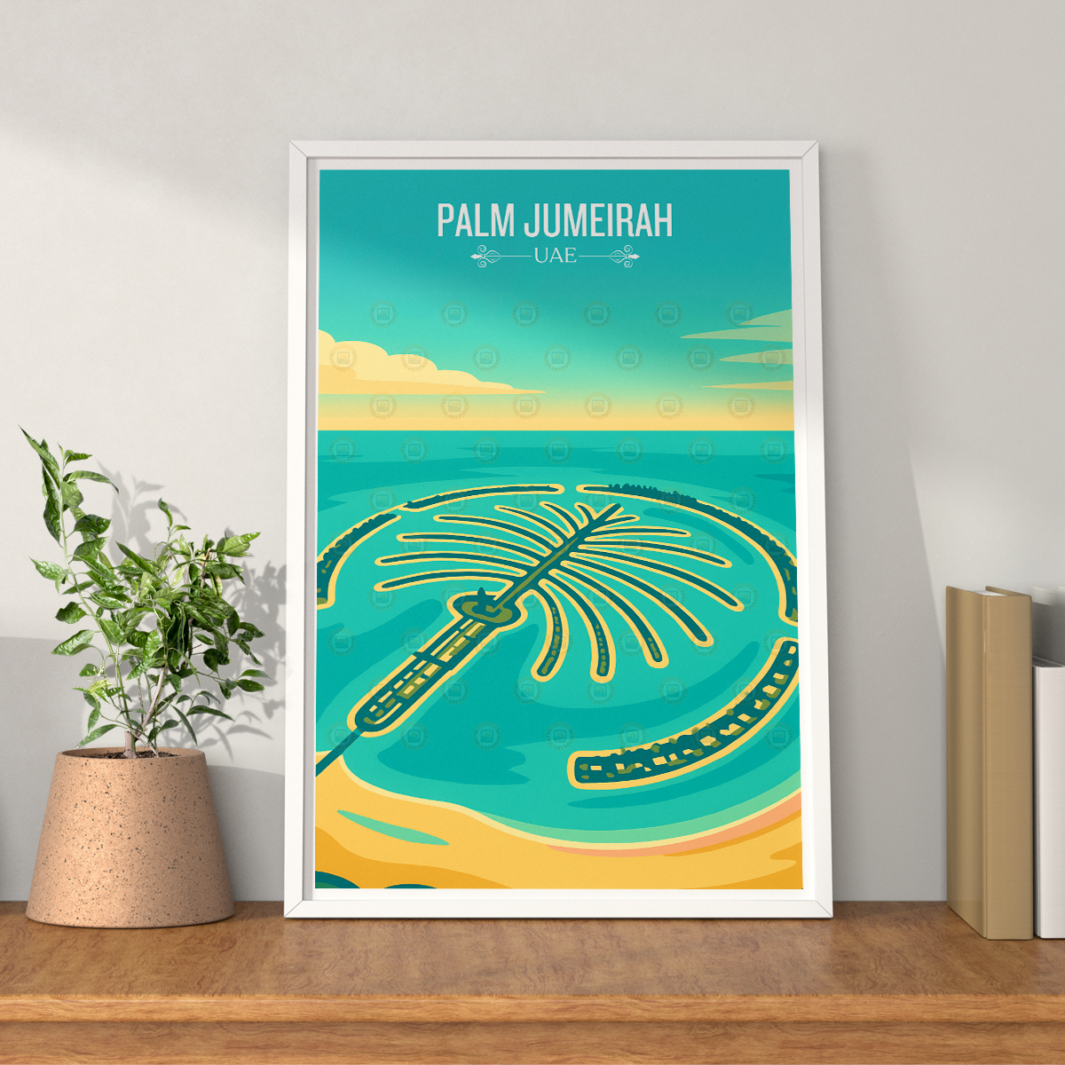 Atlantis, Palm Jumeirah - UAE - Travel Art Print Wall Deco Poster