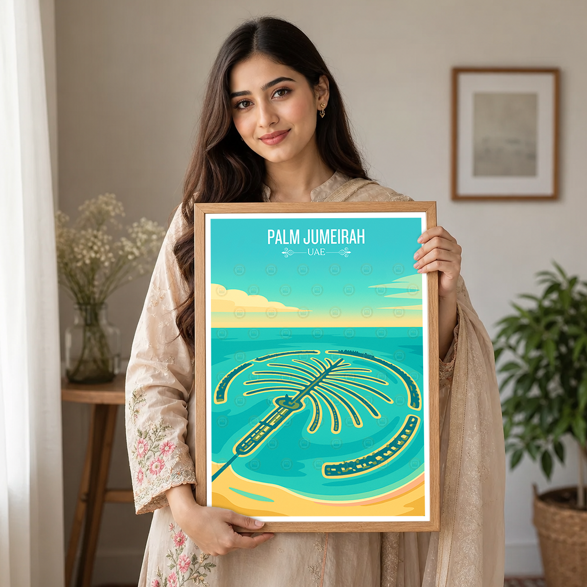Atlantis, Palm Jumeirah - UAE - Travel Art Print Wall Deco Poster