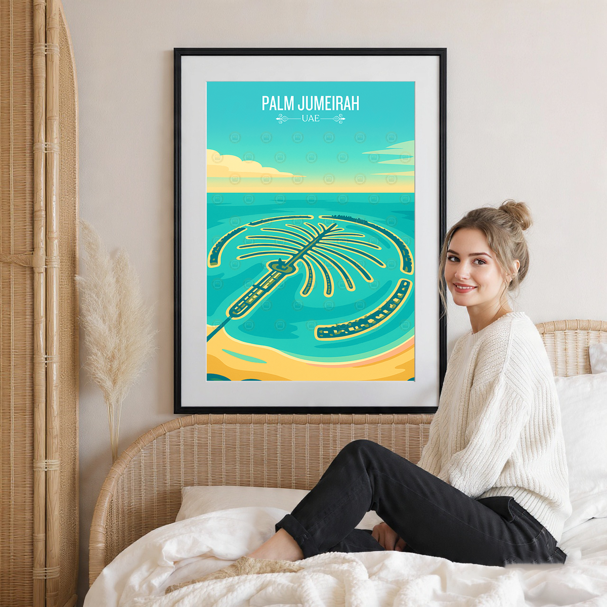Atlantis, Palm Jumeirah - UAE - Travel Art Print Wall Deco Poster