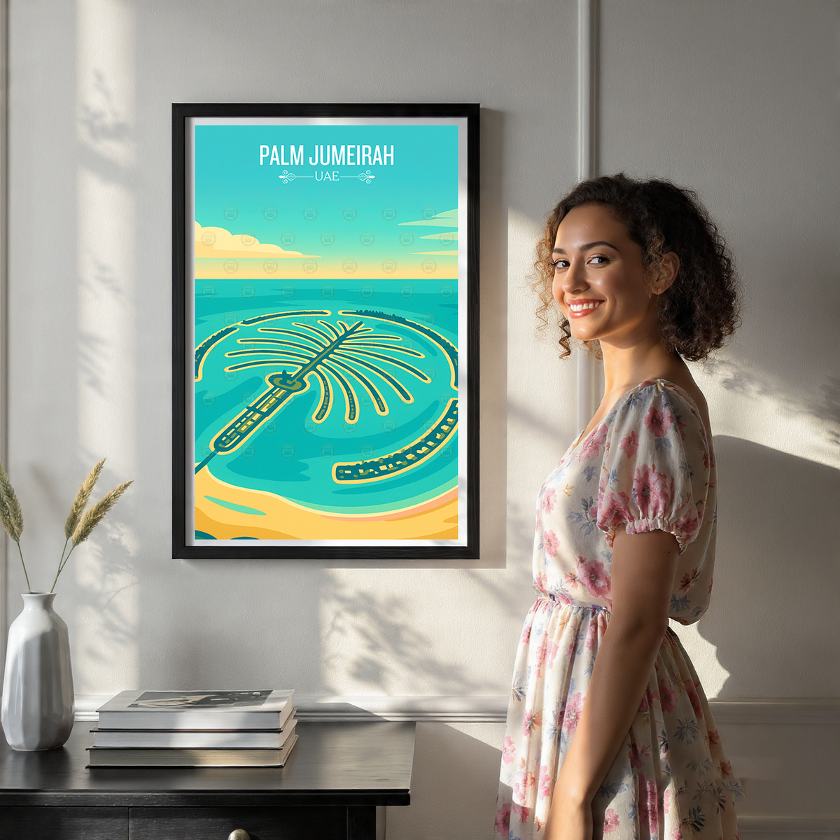 Atlantis, Palm Jumeirah - UAE - Travel Art Print Wall Deco Poster
