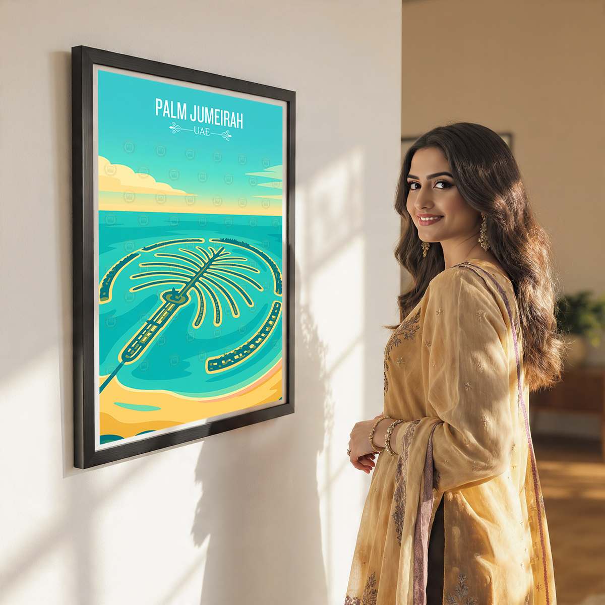 Atlantis, Palm Jumeirah - UAE - Travel Art Print Wall Deco Poster