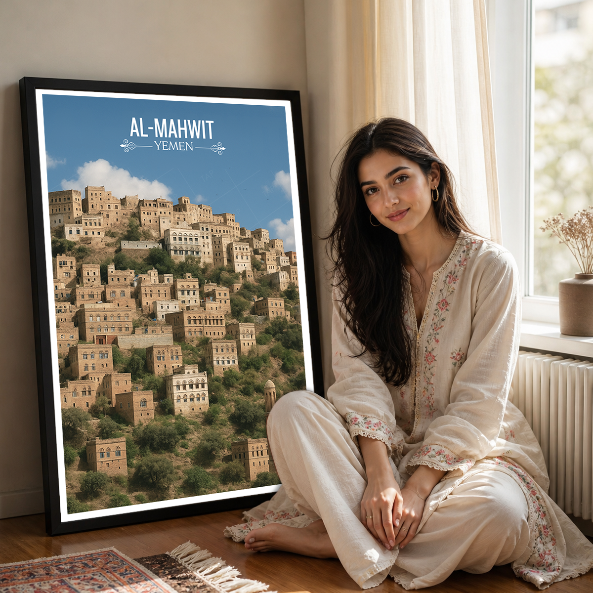 Al-Mahwit Mountains - Yemen - Travel Wall Art Print - Art Print - Travel Art Poster