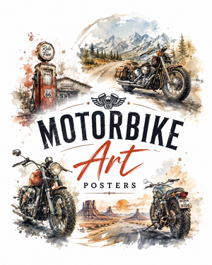 Motorbike Art Posters