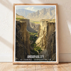 Anbar Valley - Sari Pul - Afghanistan - Travel Wall Art Print - Art Print - Travel Art Poster