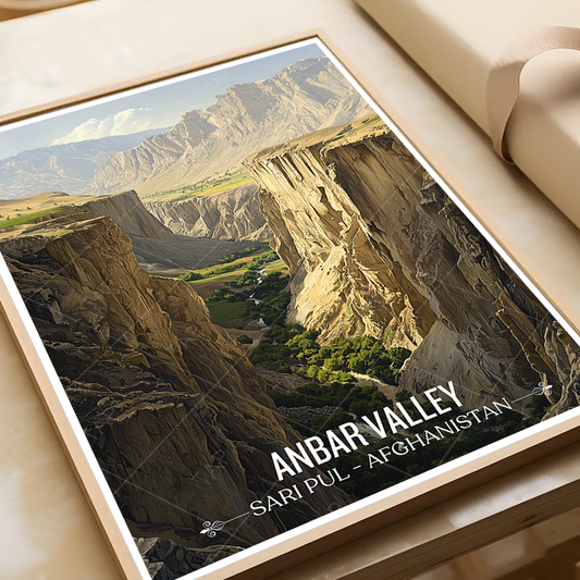 Anbar Valley - Sari Pul - Afghanistan - Travel Wall Art Print - Art Print - Travel Art Poster