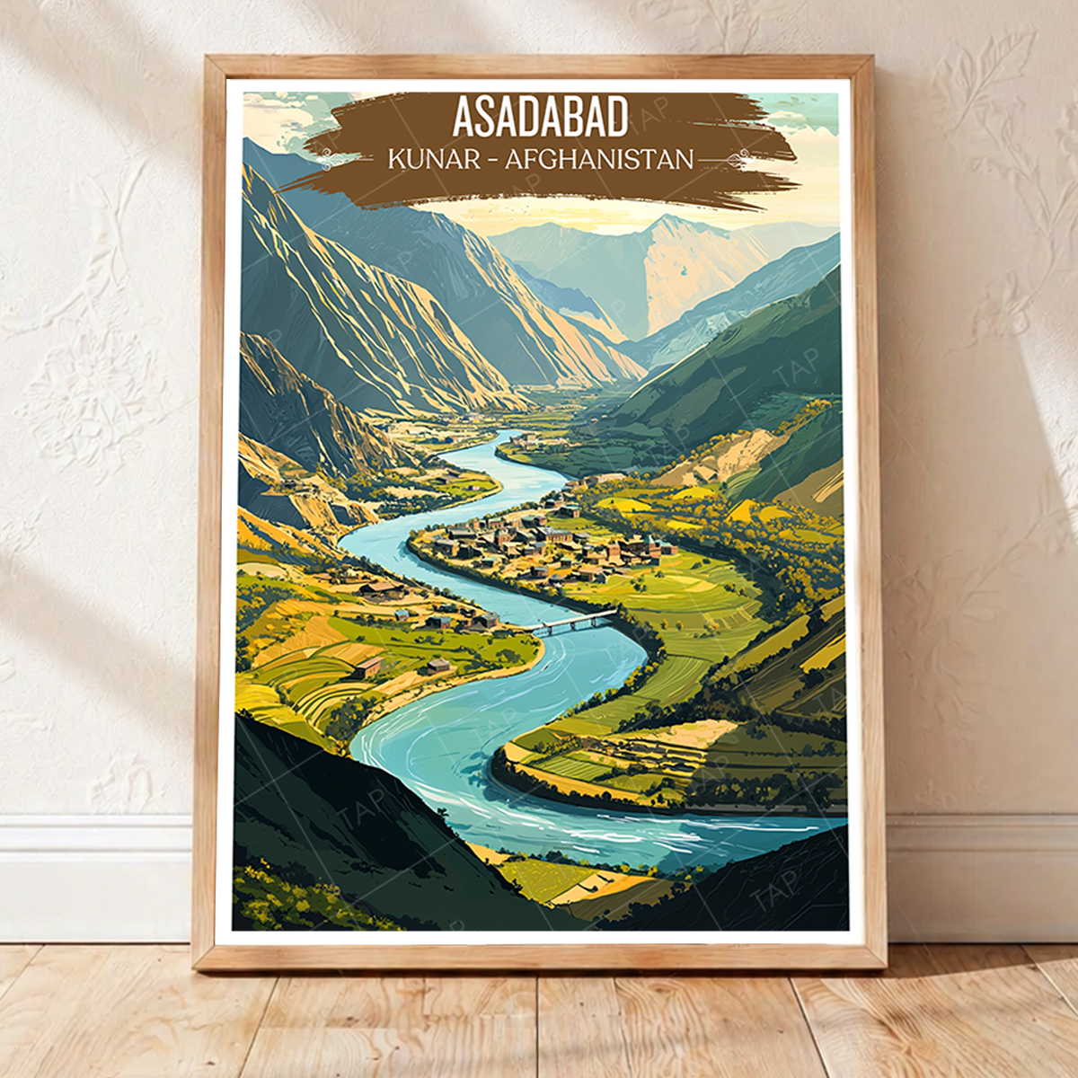 Asadabad - Kunar - Afghanistan - Travel Wall Art Print - Art Print - Travel Art Poster