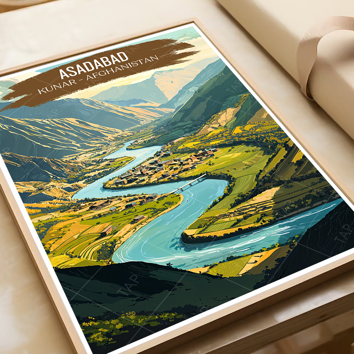 Asadabad - Kunar - Afghanistan - Travel Wall Art Print - Art Print - Travel Art Poster