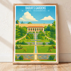 Babur's Gardens - Kabul - Afghanistan - Travel Wall Art Print - Art Print - Travel Art Poster