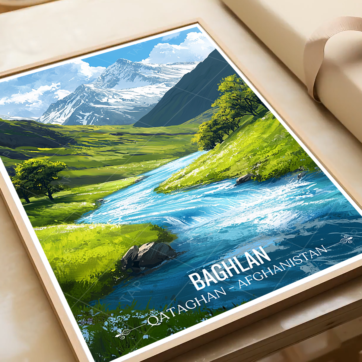 Baghlan - Qataghan - Afghanistan - Travel Wall Art Print - Art Print - Travel Art Poster