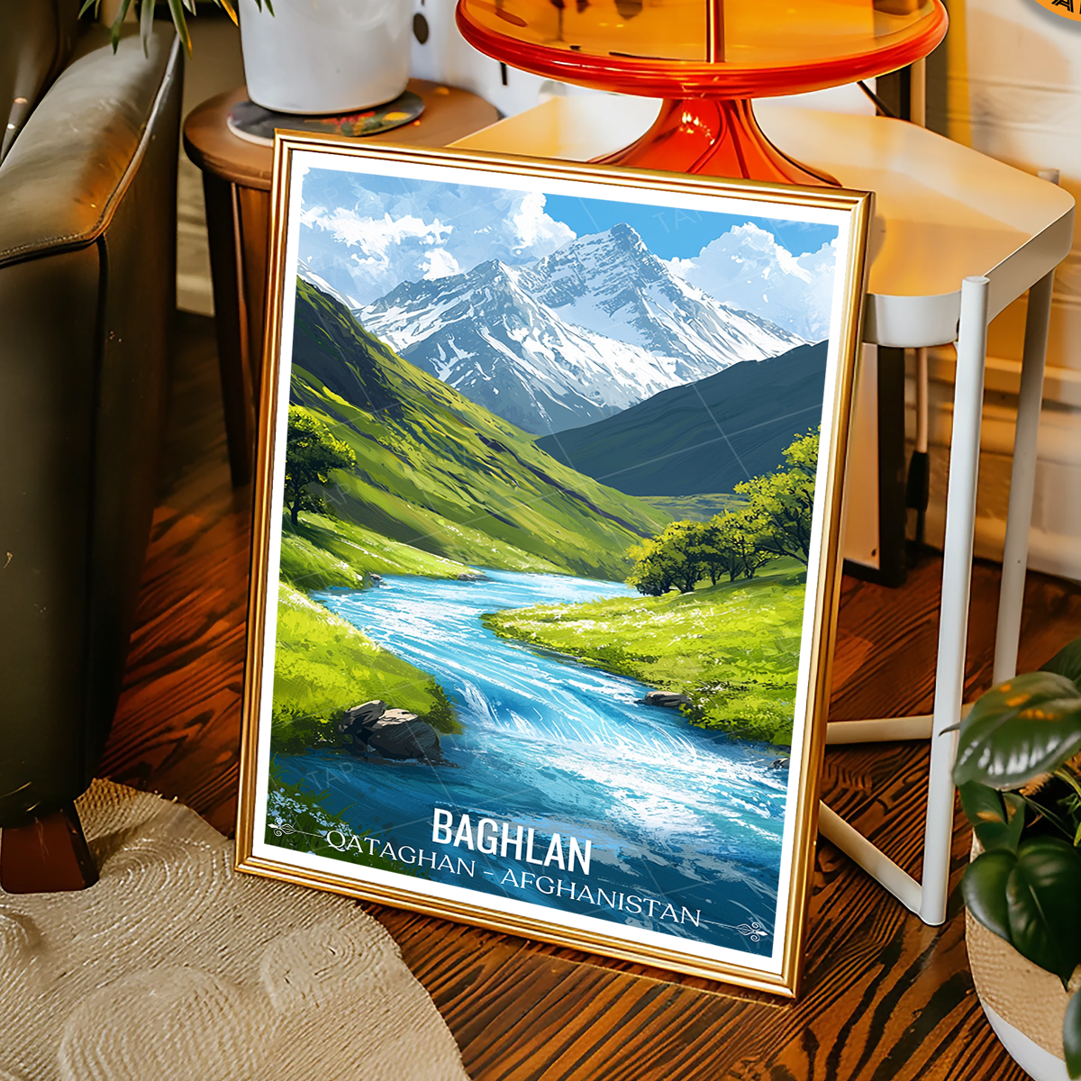 Baghlan - Qataghan - Afghanistan - Travel Wall Art Print - Art Print - Travel Art Poster