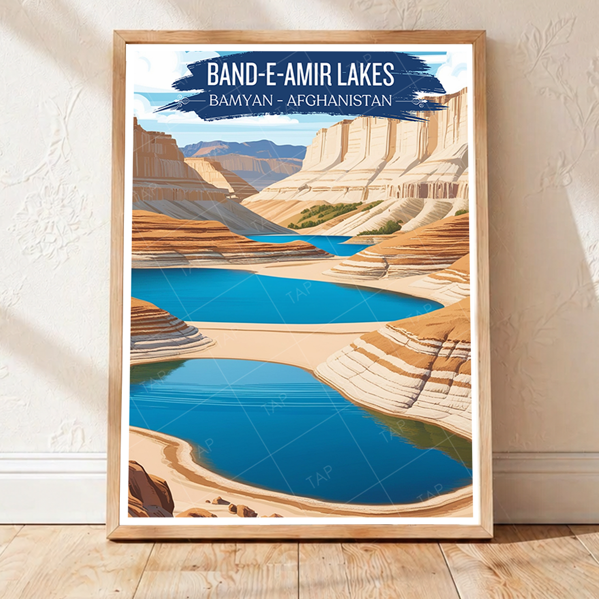 Band-e-Amir National Park Lakes - Bamyan - Afghanistan - Travel Wall Art Print - Art Print - Travel Art Poster