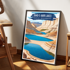Band-e-Amir National Park Lakes - Bamyan - Afghanistan - Travel Wall Art Print - Art Print - Travel Art Poster
