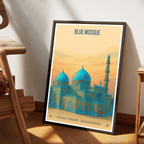 Blue Mosque - Mazar-e-Sharif - Afghanistan - Travel Wall Art Print - Art Print - Travel Art Poster