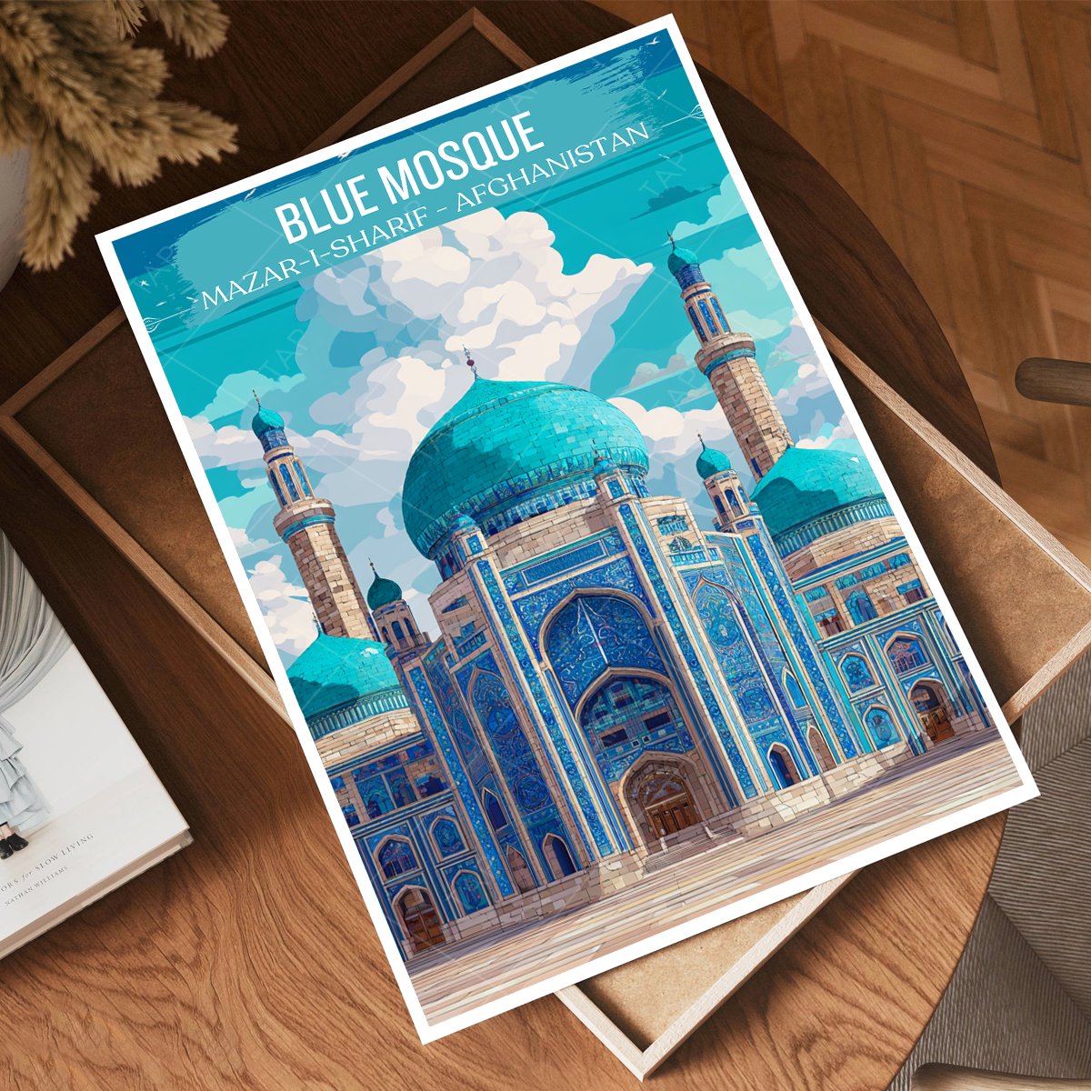 Hazrat Ali Shrine - Mazar-e-Sharif - Afghanistan - Travel Wall Art Print - Art Print - Travel Art Poster