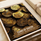 Coins of Ghazni - Afghanistan - Travel Wall Art Print - Art Print - Travel Art Poster