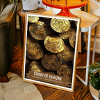 Coins of Ghazni - Afghanistan - Travel Wall Art Print - Art Print - Travel Art Poster