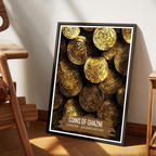Coins of Ghazni - Afghanistan - Travel Wall Art Print - Art Print - Travel Art Poster