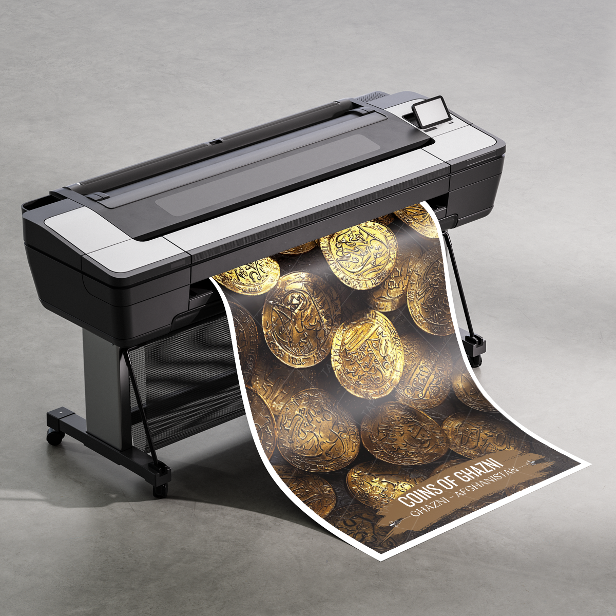 Coins of Ghazni - Afghanistan - Travel Wall Art Print - Art Print - Travel Art Poster
