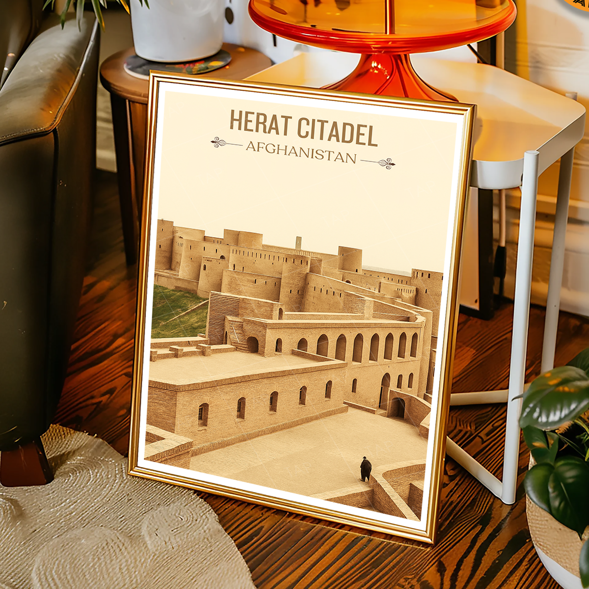 Herat Fort - Fort of Alexander - Afghanistan - Travel Wall Art Print - Art Print - Travel Art Poster