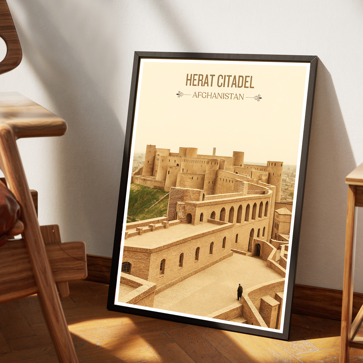 Herat Fort - Fort of Alexander - Afghanistan - Travel Wall Art Print - Art Print - Travel Art Poster