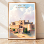 Herat Citadel - Citadel of Alexander - Afghanistan - Travel Wall Art Print - Art Print - Travel Art Poster