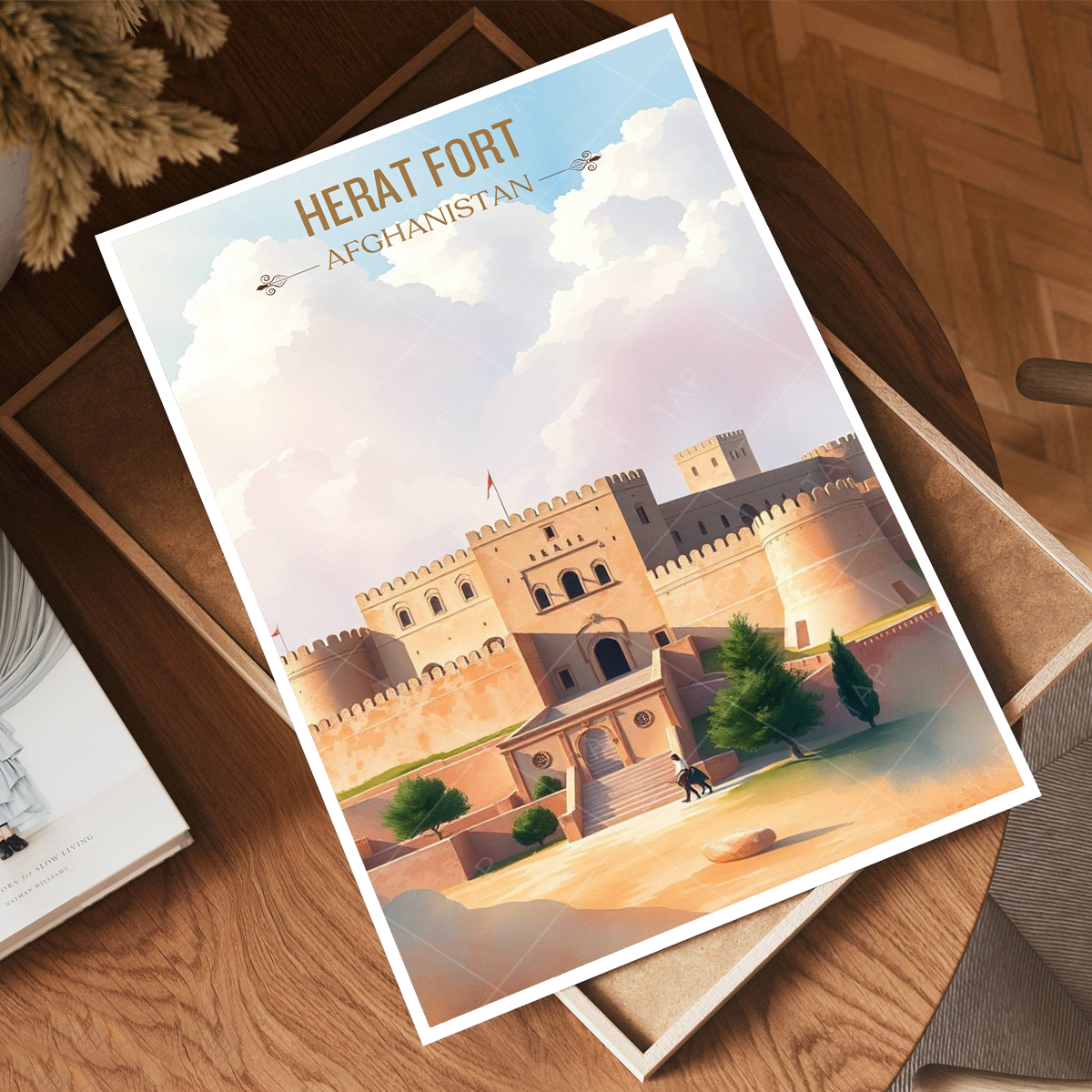 Herat Citadel - Citadel of Alexander - Afghanistan - Travel Wall Art Print - Art Print - Travel Art Poster