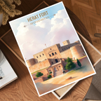 Herat Citadel - Citadel of Alexander - Afghanistan - Travel Wall Art Print - Art Print - Travel Art Poster