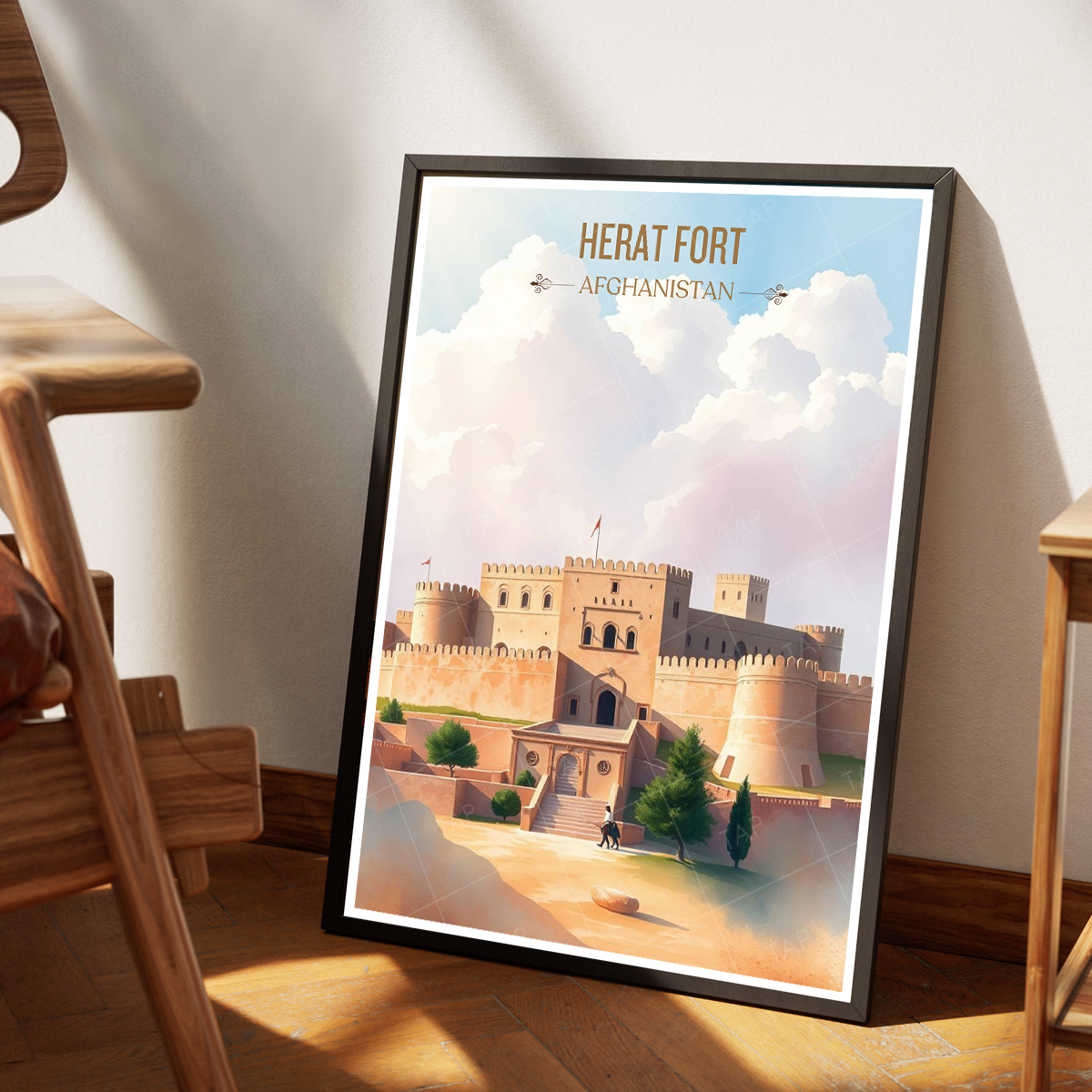 Herat Citadel - Citadel of Alexander - Afghanistan - Travel Wall Art Print - Art Print - Travel Art Poster