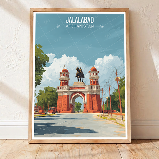 Jalalabad - Nangarhar - Afghanistan - Travel Wall Art Print - Art Print - Travel Art Poster