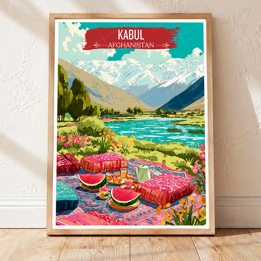 Kabul - National Park - Afghanistan - Travel Wall Art Print - Art Print - Travel Art Poster