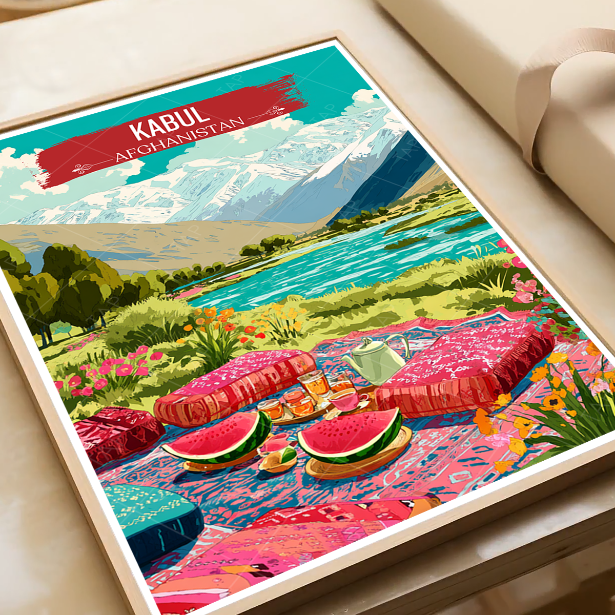 Kabul - National Park - Afghanistan - Travel Wall Art Print - Art Print - Travel Art Poster