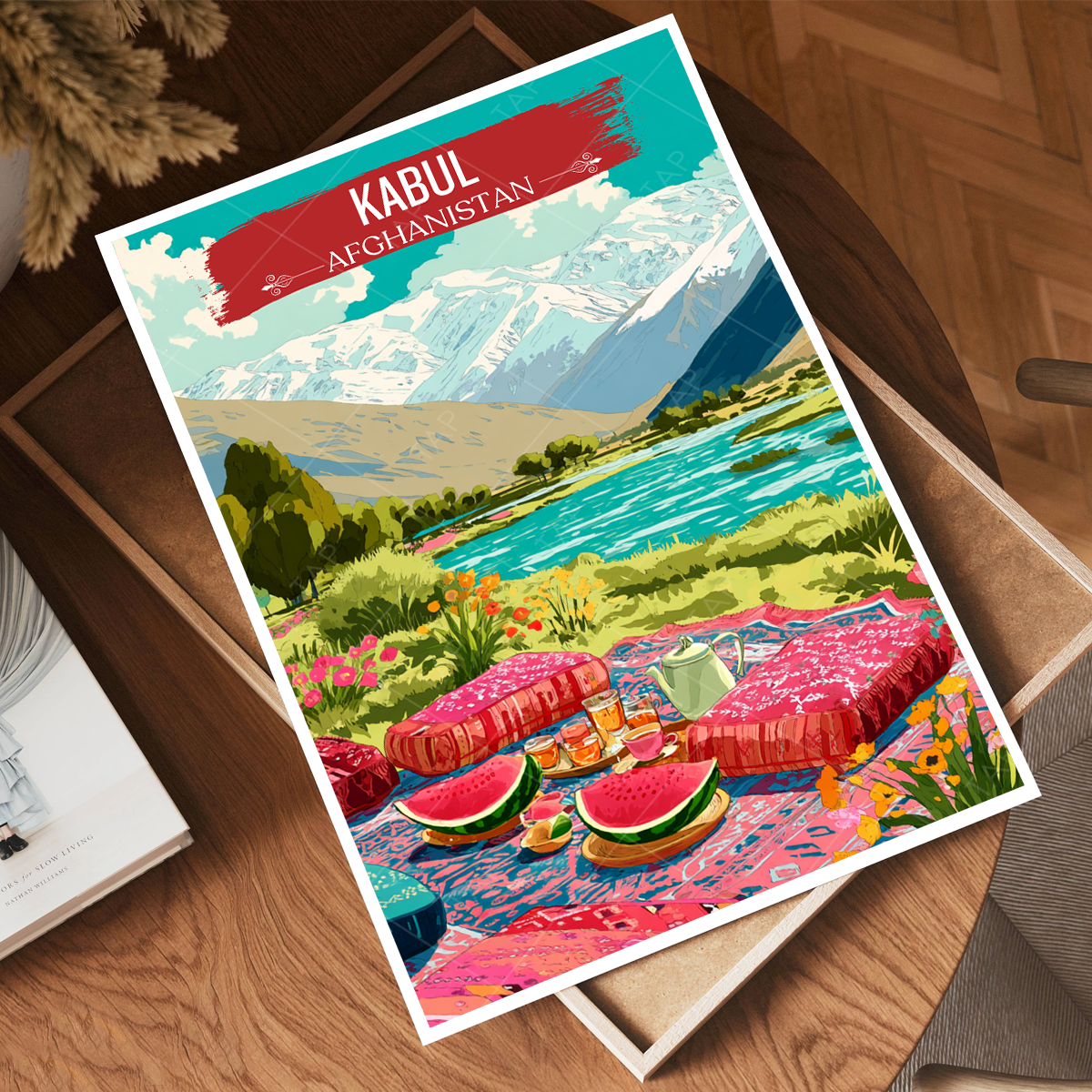 Kabul - National Park - Afghanistan - Travel Wall Art Print - Art Print - Travel Art Poster