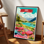 Kabul - National Park - Afghanistan - Travel Wall Art Print - Art Print - Travel Art Poster