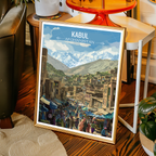 Kabul City - Main Bazar Market - Afghanistan - Travel Wall Art Print - Art Print - Travel Art Poster