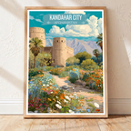 Kandahar City - Afghanistan - Travel Wall Art Print - Art Print - Travel Art Poster
