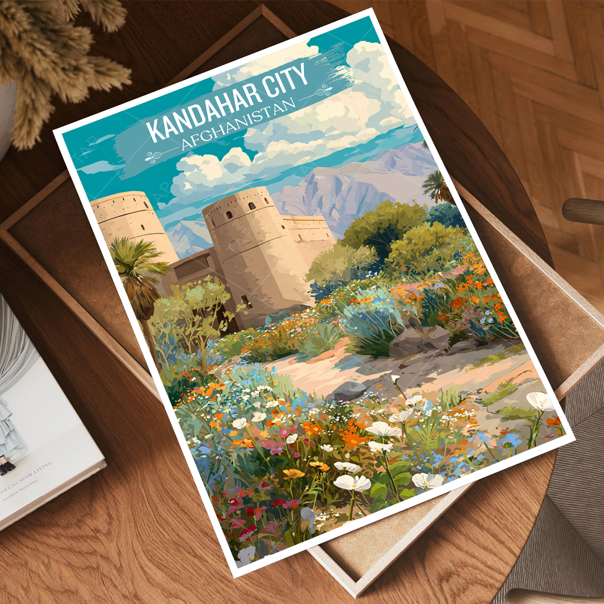 Kandahar City - Afghanistan - Travel Wall Art Print - Art Print - Travel Art Poster