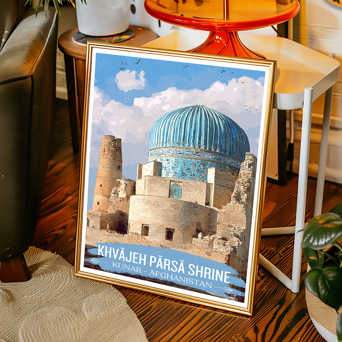 Khvajeh Parsa Shrine - Kunar - Afghanistan - Travel Wall Art Print - Art Print - Travel Art Poster