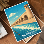 Malan Bridge - Hari River - Herat - Afghanistan - Travel Wall Art Print - Art Print - Travel Art Poster