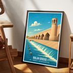 Malan Bridge - Hari River - Herat - Afghanistan - Travel Wall Art Print - Art Print - Travel Art Poster