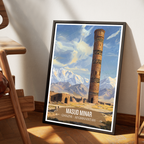 Masud Minar - Ghazi - Afghanistan - Travel Wall Art Print - Art Print - Travel Art Poster