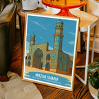 Mazar Sharif - Balkh - Afghanistan - Travel Wall Art Print - Art Print - Travel Art Poster