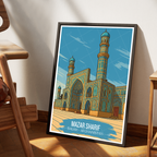Mazar Sharif - Balkh - Afghanistan - Travel Wall Art Print - Art Print - Travel Art Poster