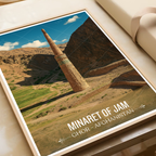 Minaret of Jam - Ghor - Afghanistan - Travel Wall Art Print - Art Print - Travel Art Poster