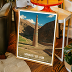 Minaret of Jam - Ghor - Afghanistan - Travel Wall Art Print - Art Print - Travel Art Poster